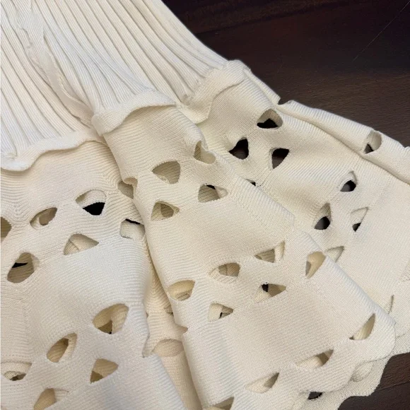 Jonathan Simkhai Knit Zig Zag Midi Dress (23) - Picture 3 of 8